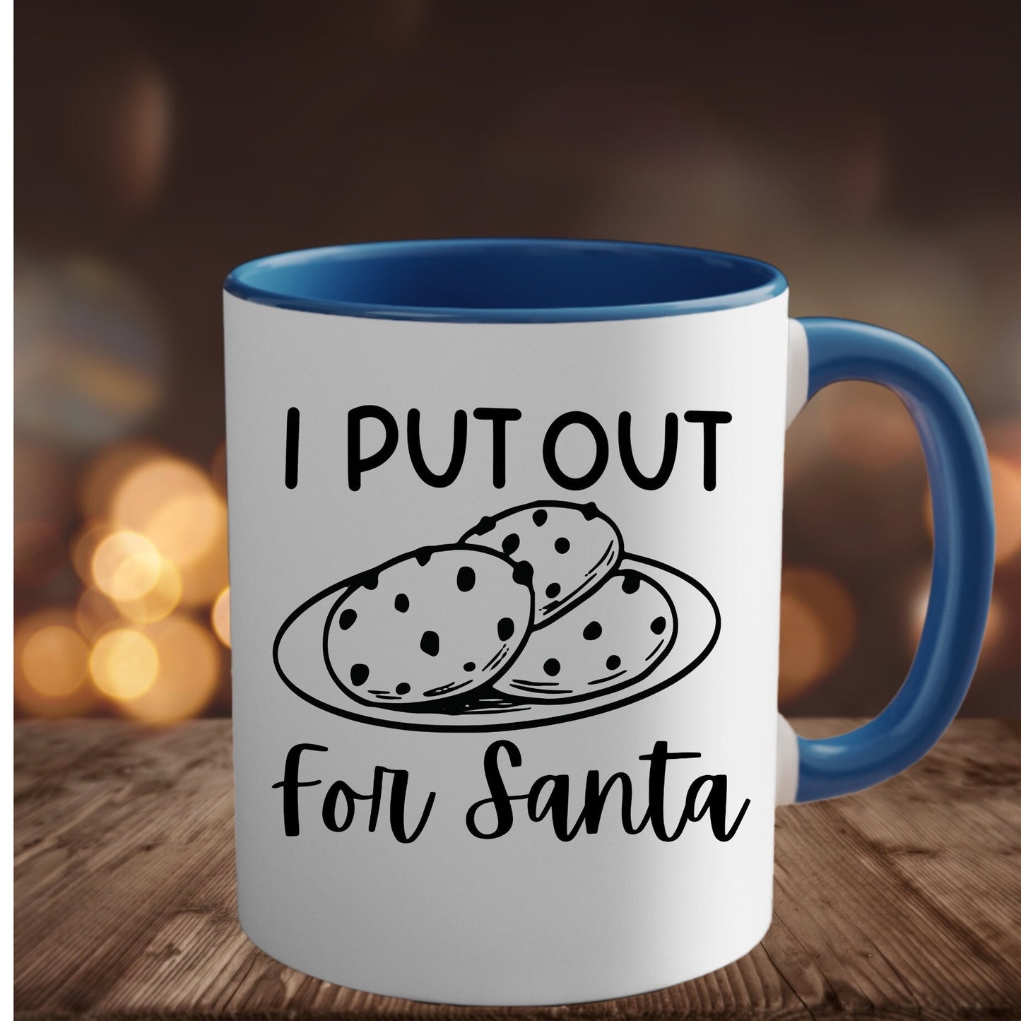 Put Out for Santa, Funny Mug, Funny Coffee Mug, Milk for Santa, Coffee Lover Gift, Funny Christmas Mug, Adult Humor Coffee Mug, Pink Ceramic